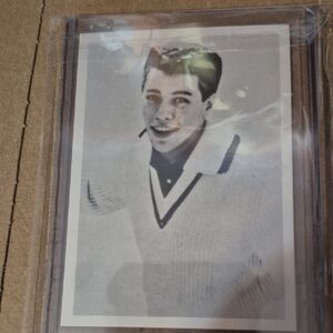 Vintage Black and White Photo Card